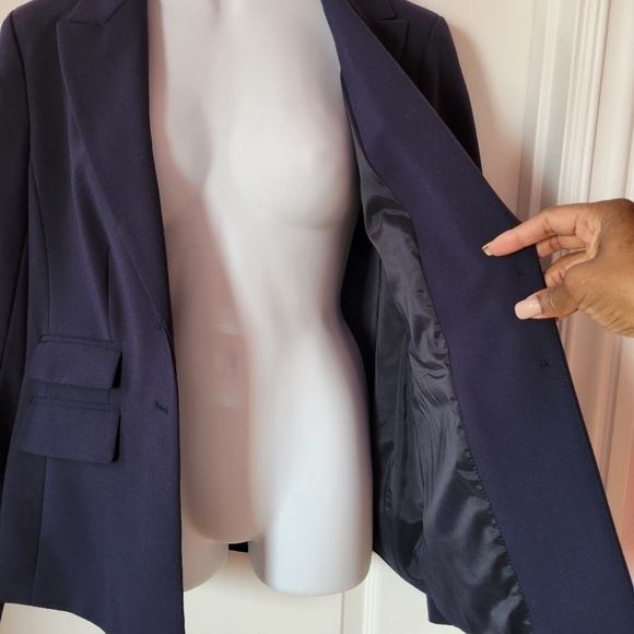 Body by Victoria's Secret Suiting Jacket Blue Size 8 - Picture 8 of 11